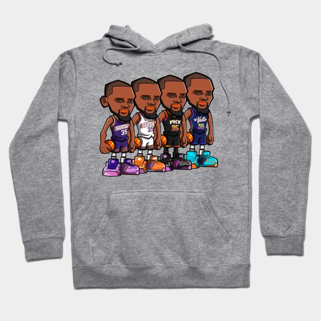 Kevin Durant Phoenix Suns 2024 Hoodie by Valley Boys 